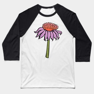 Purple Coneflower Echinacea Indigenous WAWEZHI CANADA Baseball T-Shirt